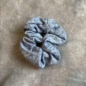 blue scrunchie